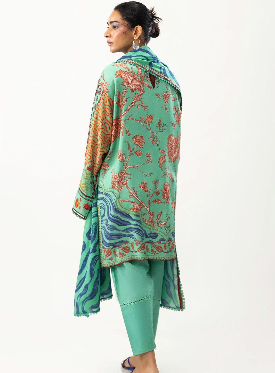 Mahay By Sana Safinaz Printed Slub 3 Piece Unstitched Suit H243-004A-3DA Mahay By Sana Safinaz Printed Slub 3 Piece Unstitched Suit H243-004A-3DA