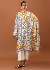 Mahay By Sana Safinaz Printed Slub 3 Piece Unstitched Suit H243-004B-3DA
