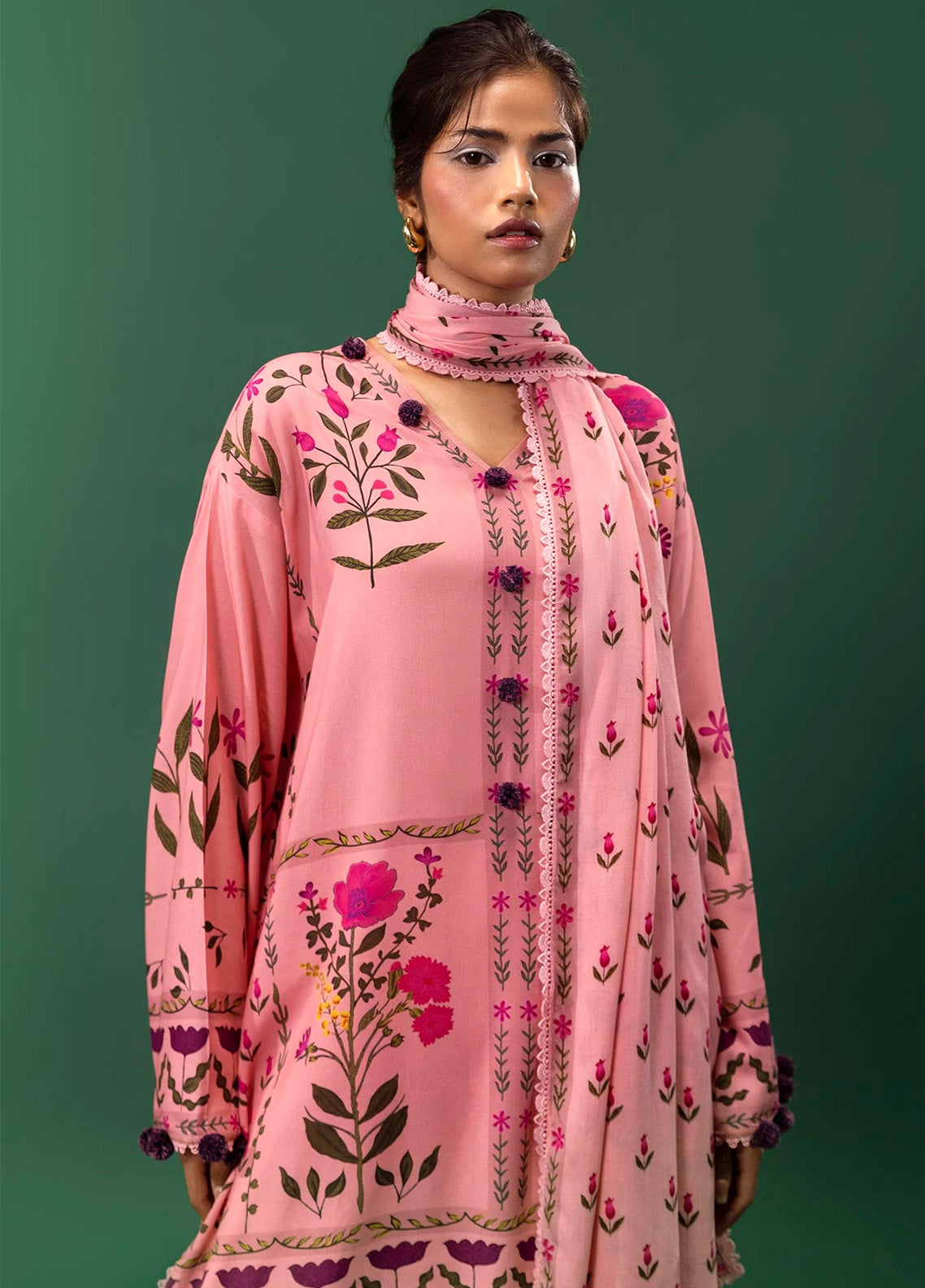 Mahay By Sana Safinaz Printed Slub 3 Piece Unstitched Suit H243-010A-3DA Mahay By Sana Safinaz Printed Slub 3 Piece Unstitched Suit H243-010A-3DA