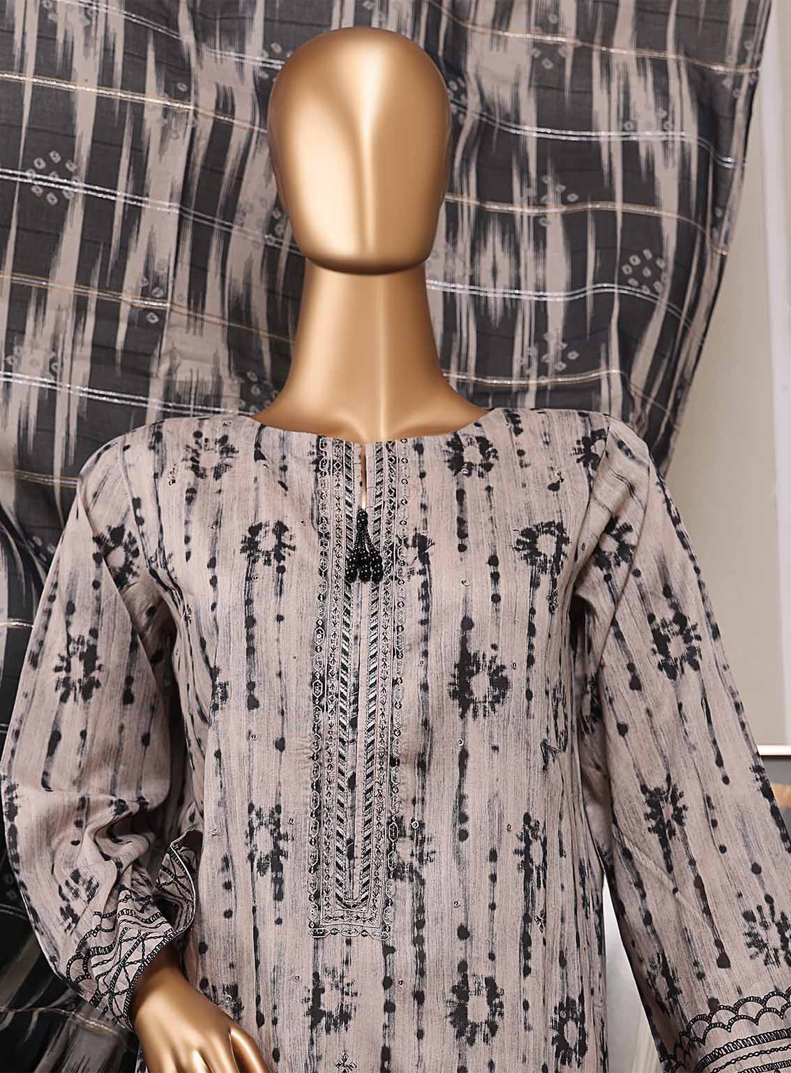 Mahee By HZ Textile Embroidered Cotton Lawn 3 Piece Unstitched Suit HZ25MEFJV2 MEJ-1251 Mahee By HZ Textile Embroidered Cotton Lawn 3 Piece Unstitched Suit HZ25MEFJV2 MEJ-1251