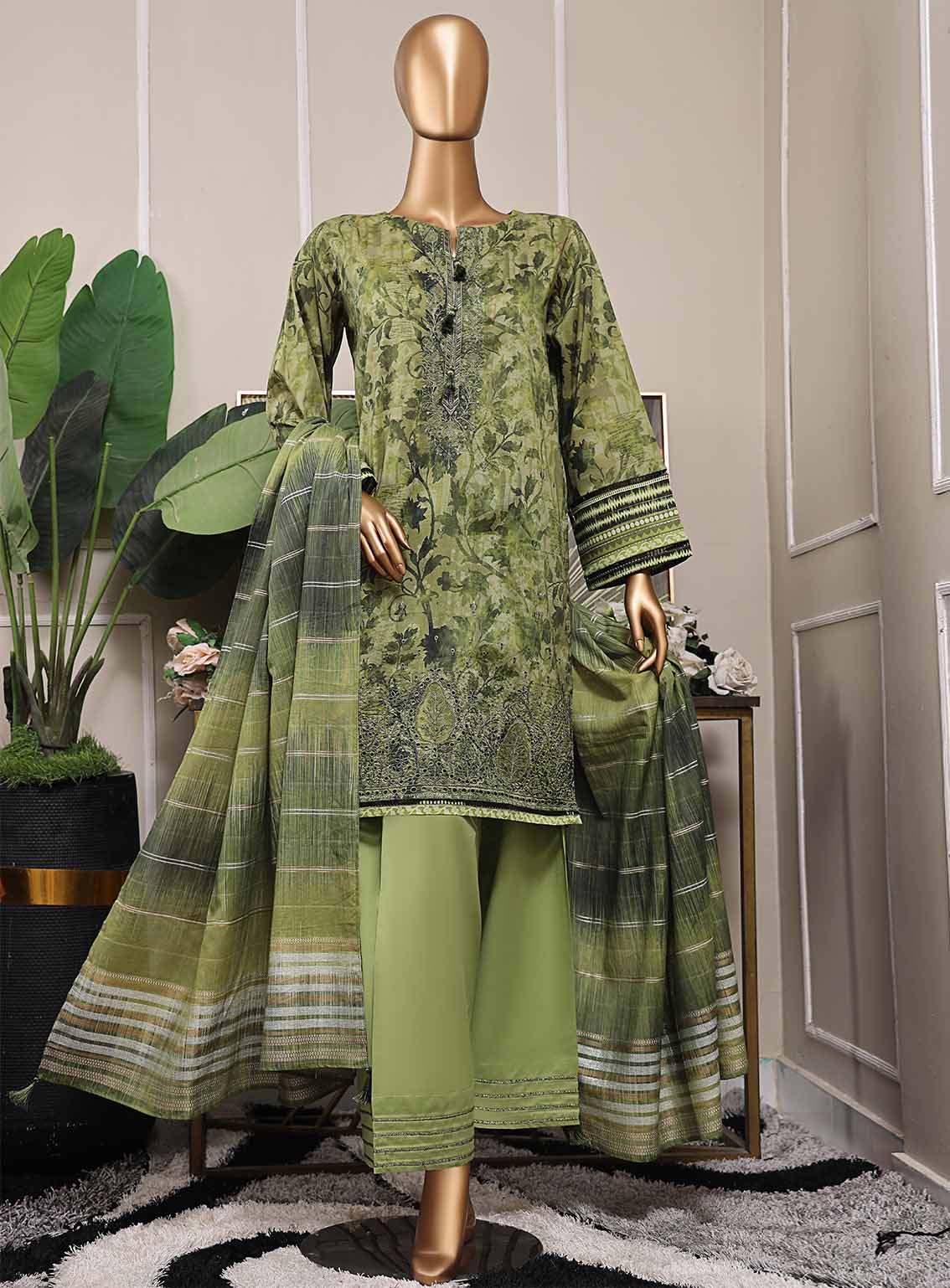 Mahee By HZ Textile Embroidered Cotton Lawn 3 Piece Unstitched Suit HZ25MEFJV2 MEJ-1252 Mahee By HZ Textile Embroidered Cotton Lawn 3 Piece Unstitched Suit HZ25MEFJV2 MEJ-1252