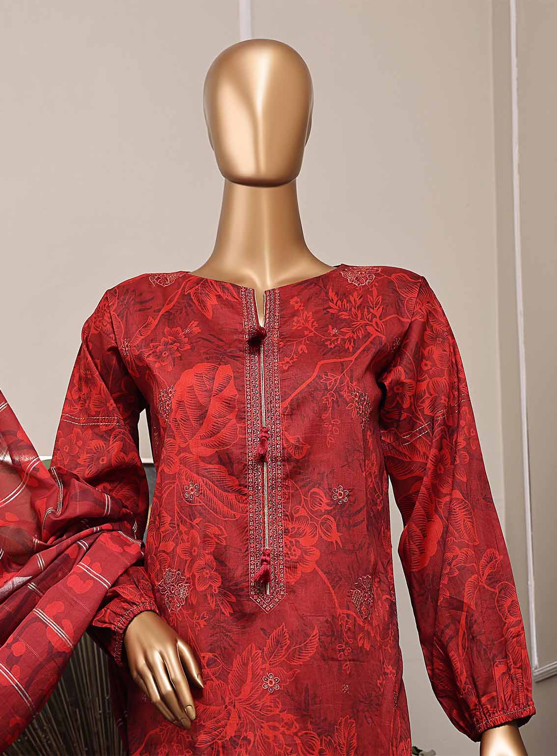 Mahee By HZ Textile Embroidered Cotton Lawn 3 Piece Unstitched Suit HZ25MEFJV2 MEJ-1253 Mahee By HZ Textile Embroidered Cotton Lawn 3 Piece Unstitched Suit HZ25MEFJV2 MEJ-1253