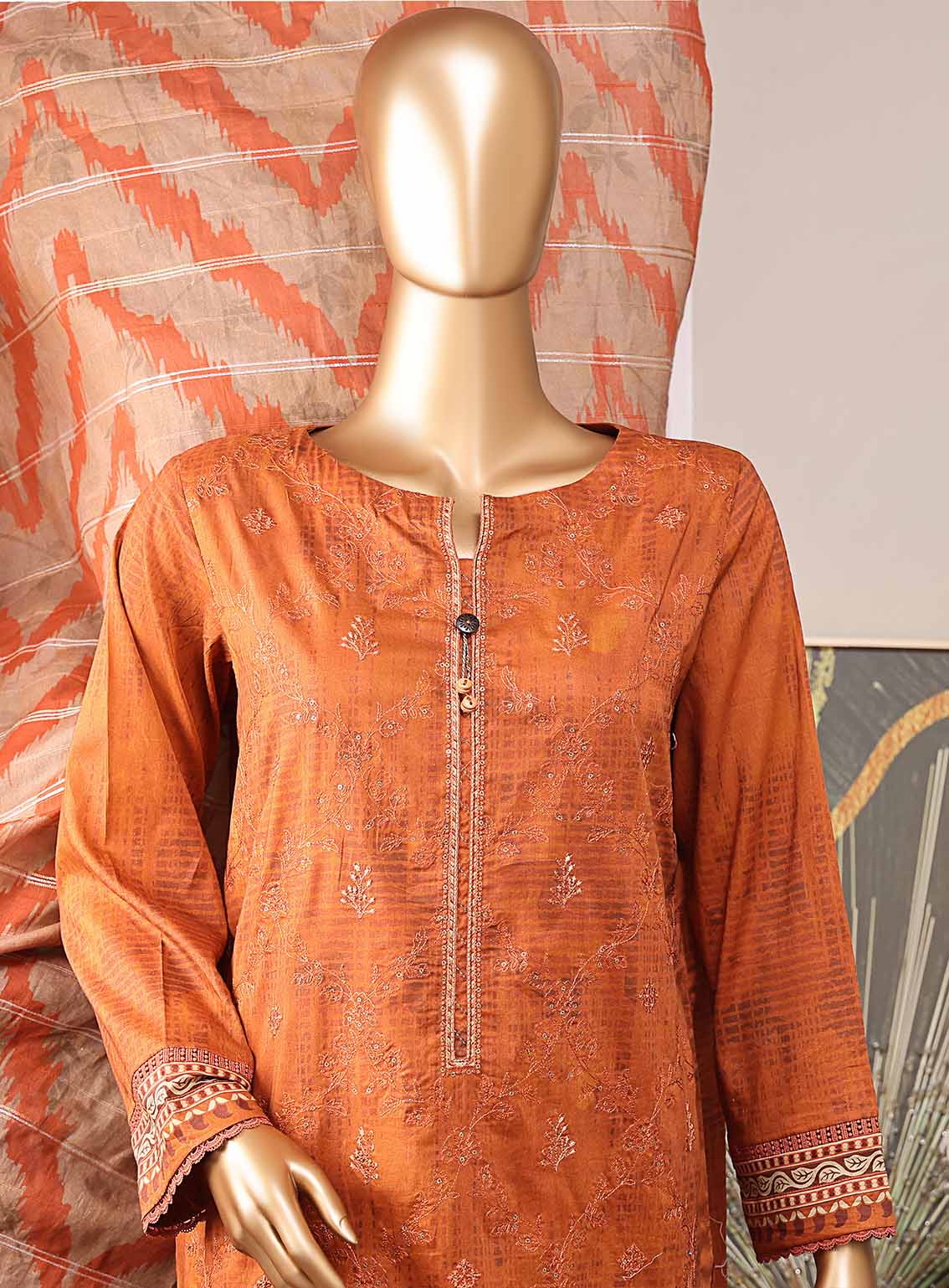 Mahee By HZ Textile Embroidered Cotton Lawn 3 Piece Unstitched Suit HZ25MEFJV2 MEJ-1254 Mahee By HZ Textile Embroidered Cotton Lawn 3 Piece Unstitched Suit HZ25MEFJV2 MEJ-1254