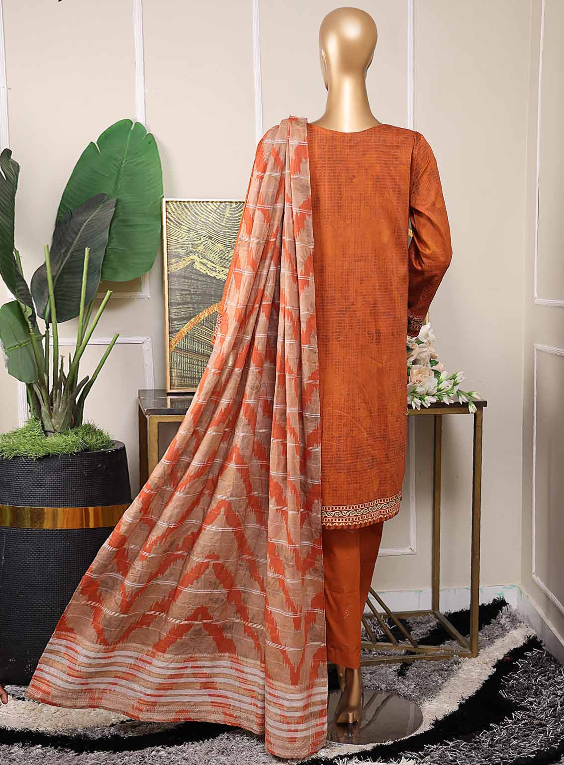 Mahee By HZ Textile Embroidered Cotton Lawn 3 Piece Unstitched Suit HZ25MEFJV2 MEJ-1254 Mahee By HZ Textile Embroidered Cotton Lawn 3 Piece Unstitched Suit HZ25MEFJV2 MEJ-1254