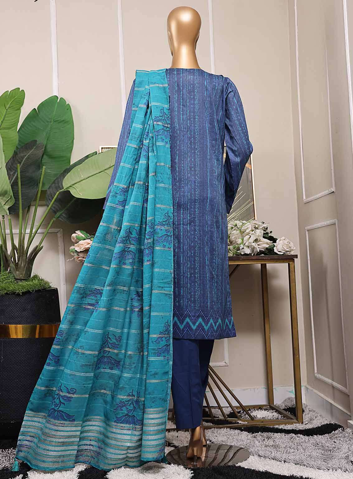 Mahee By HZ Textile Embroidered Cotton Lawn 3 Piece Unstitched Suit HZ25MEFJV2 MEJ-1256 Mahee By HZ Textile Embroidered Cotton Lawn 3 Piece Unstitched Suit HZ25MEFJV2 MEJ-1256