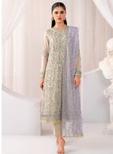 Maheer By Zarif Formal Embroidered Chiffon 3 Piece Unstitched Suit ZF24M ZMU-08 AFSANAH