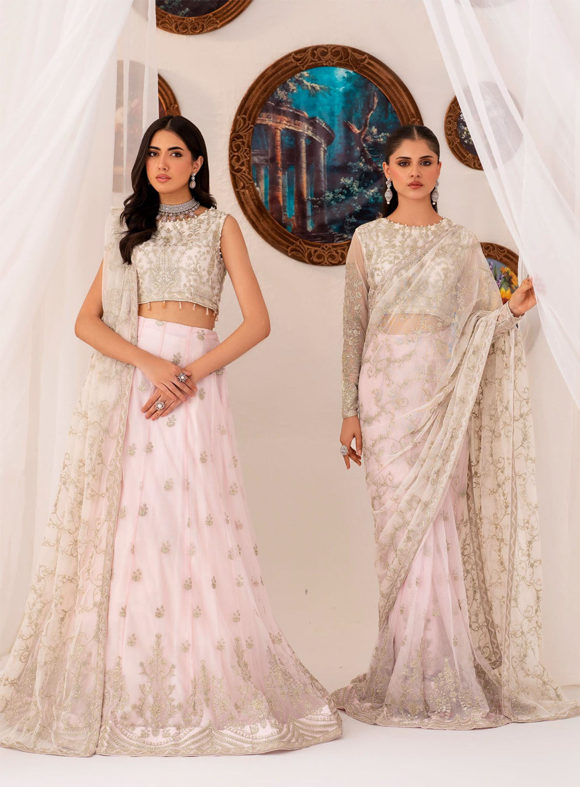 Maheer By Zarif Formal Embroidered Net 3 Piece Unstitched Suit ZF24M ZMU-01 PEARL Maheer By Zarif Formal Embroidered Net 3 Piece Unstitched Suit ZF24M ZMU-01 PEARL