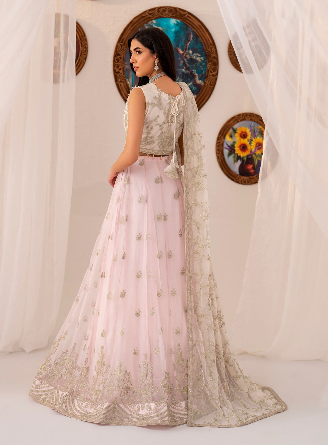 Maheer By Zarif Formal Embroidered Net 3 Piece Unstitched Suit ZF24M ZMU-01 PEARL Maheer By Zarif Formal Embroidered Net 3 Piece Unstitched Suit ZF24M ZMU-01 PEARL