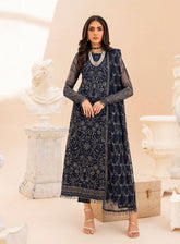 Maheer By Zarif Formal Embroidered Net 3 Piece Unstitched Suit ZF24M ZMU-02 ILANA
