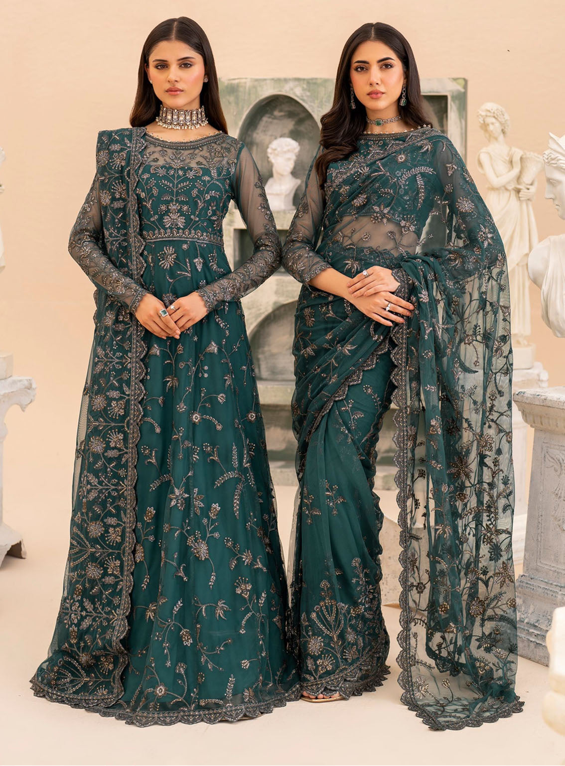 Maheer By Zarif Formal Embroidered Net 3 Piece Unstitched Suit ZF24M ZMU-07 ZAYB Maheer By Zarif Formal Embroidered Net 3 Piece Unstitched Suit ZF24M ZMU-07 ZAYB