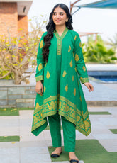 Mahroo Digital Embroidered Lawn 3 Piece Stitched Suit MMCS25K&G D-JK-PRT-004