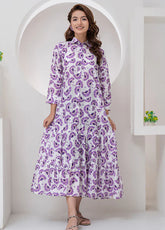 Mahroo Digital Printed Lawn 1 Piece Stitched Kurti MMCS25K&G D-MAXI-001