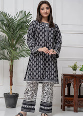 Mahroo Digital Printed Lawn 2 Piece Stitched Suit MMCS25K&G D-CORD-023