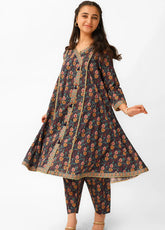 Mahroo Digital Printed Lawn 2 Piece Stitched Suit MMCS25K&G D-T-ALPRTW-034