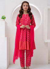 Mahroo Digital Printed Lawn 3 Piece Stitched Suit MMCS25K&G D-JK-PRT-012