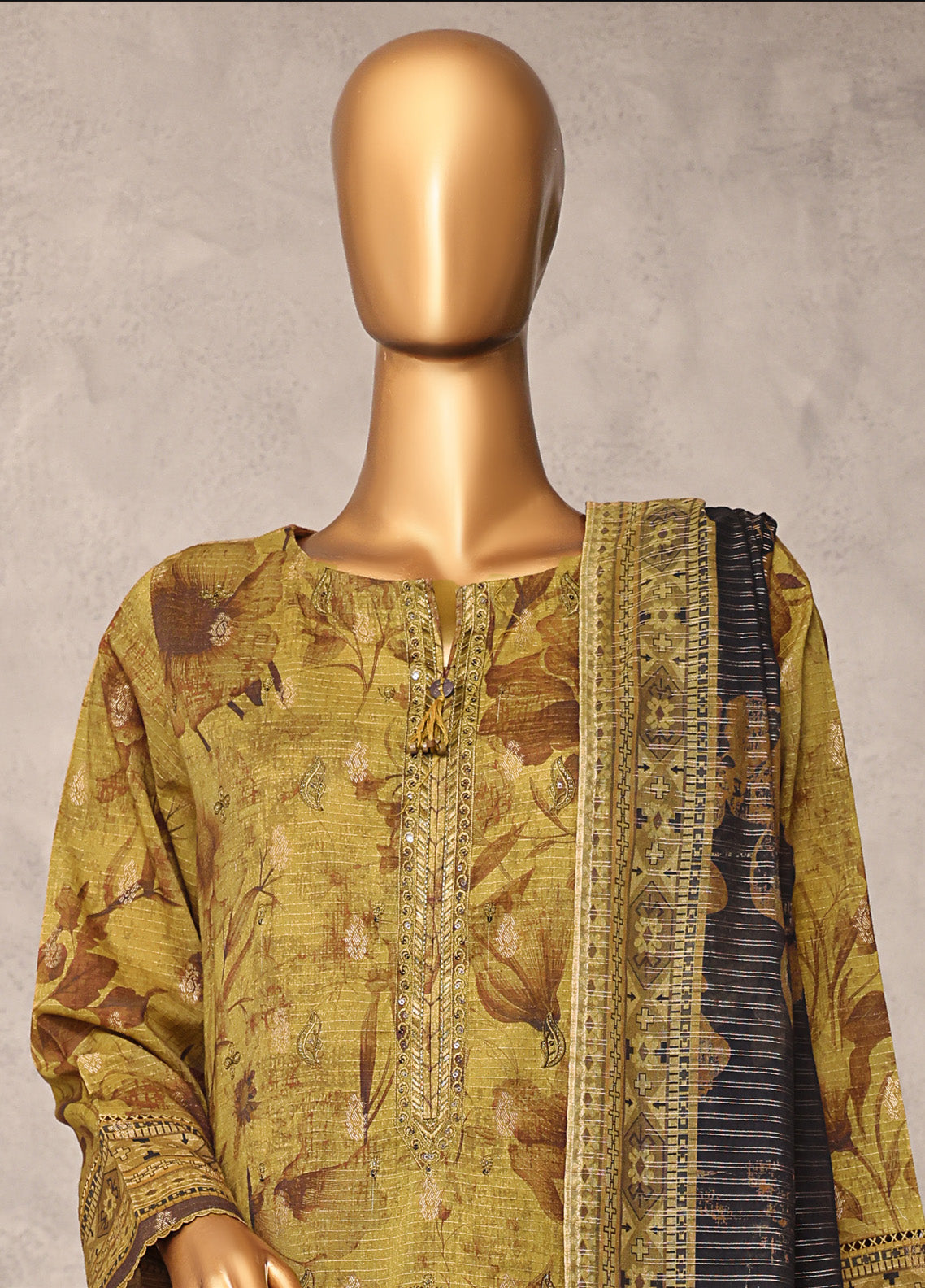 Majestic By HZ Textile Embroidered Jacquard 3 Piece Unstitched Suit HZ25M MJE-17 Majestic By HZ Textile Embroidered Jacquard 3 Piece Unstitched Suit HZ25M MJE-17