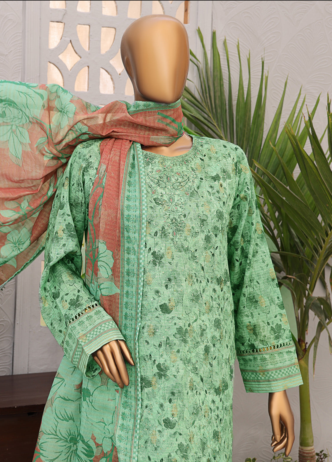 Majestic By HZ Textile Embroidered Jacquard 3 Piece Unstitched Suit HZ25M MJE-18 Majestic By HZ Textile Embroidered Jacquard 3 Piece Unstitched Suit HZ25M MJE-18