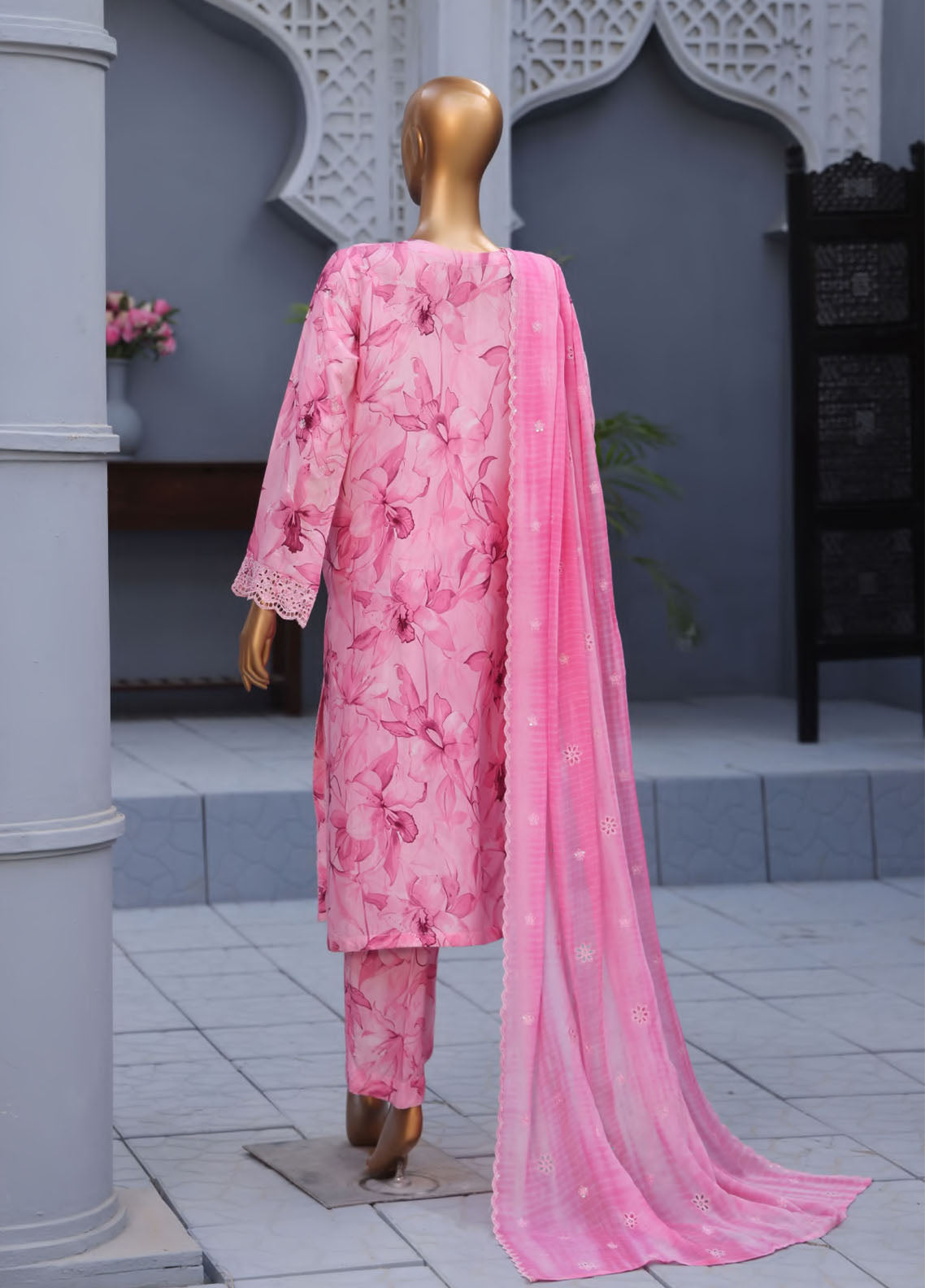 Majestic By HZ Textile Embroidered Khaddar 3 Piece Stitched Suit HZ25MT&D D-018 Majestic By HZ Textile Embroidered Khaddar 3 Piece Stitched Suit HZ25MT&D D-018