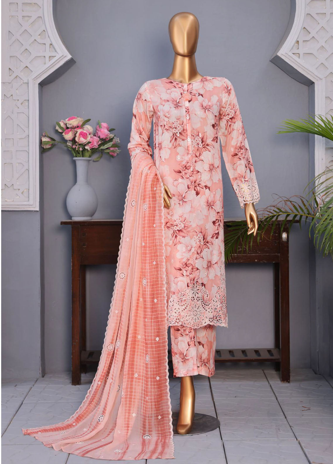 Majestic By HZ Textile Embroidered Khaddar 3 Piece Stitched Suit HZ25MT&D D-025 Majestic By HZ Textile Embroidered Khaddar 3 Piece Stitched Suit HZ25MT&D D-025