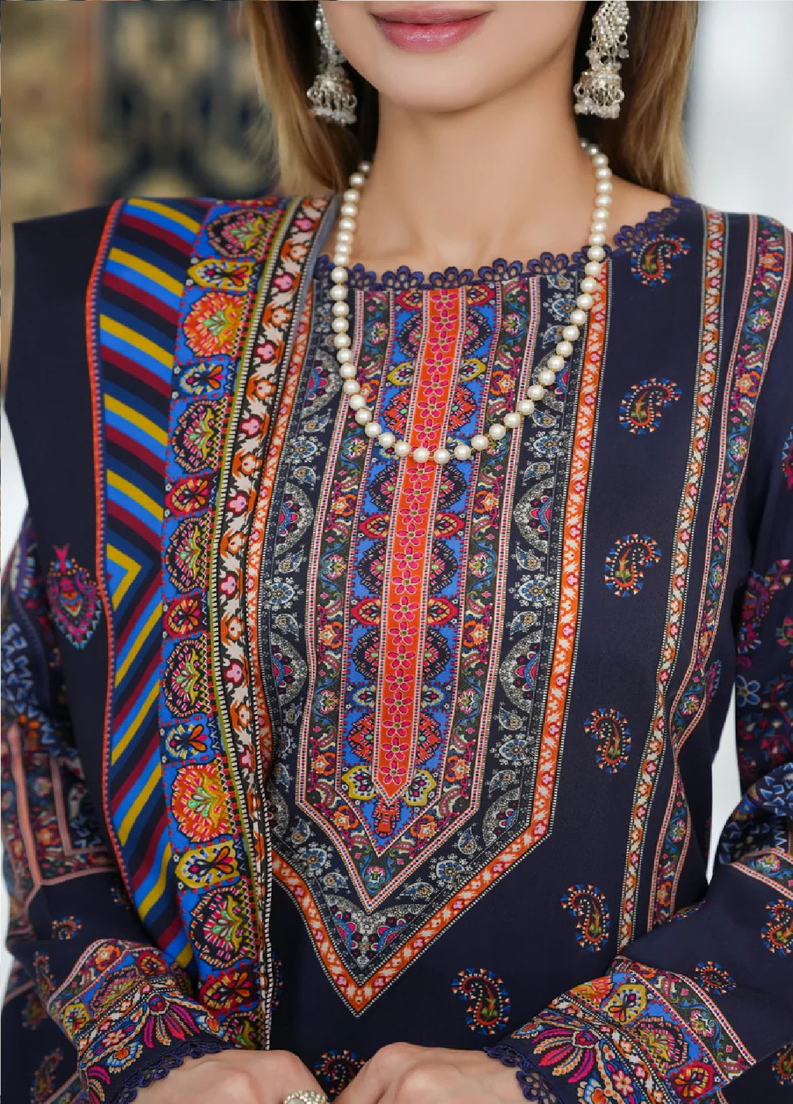 Malhar By VS Textile Printed Viscose 3 Piece Unstitched Suit VS25M D-202 Malhar By VS Textile Printed Viscose 3 Piece Unstitched Suit VS25M D-202