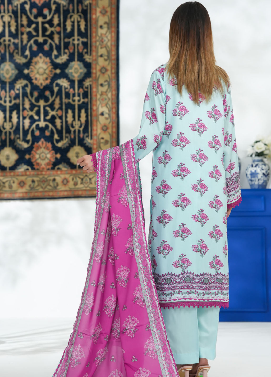 Malhar By VS Textile Printed Viscose 3 Piece Unstitched Suit VS25M D-203 Malhar By VS Textile Printed Viscose 3 Piece Unstitched Suit VS25M D-203