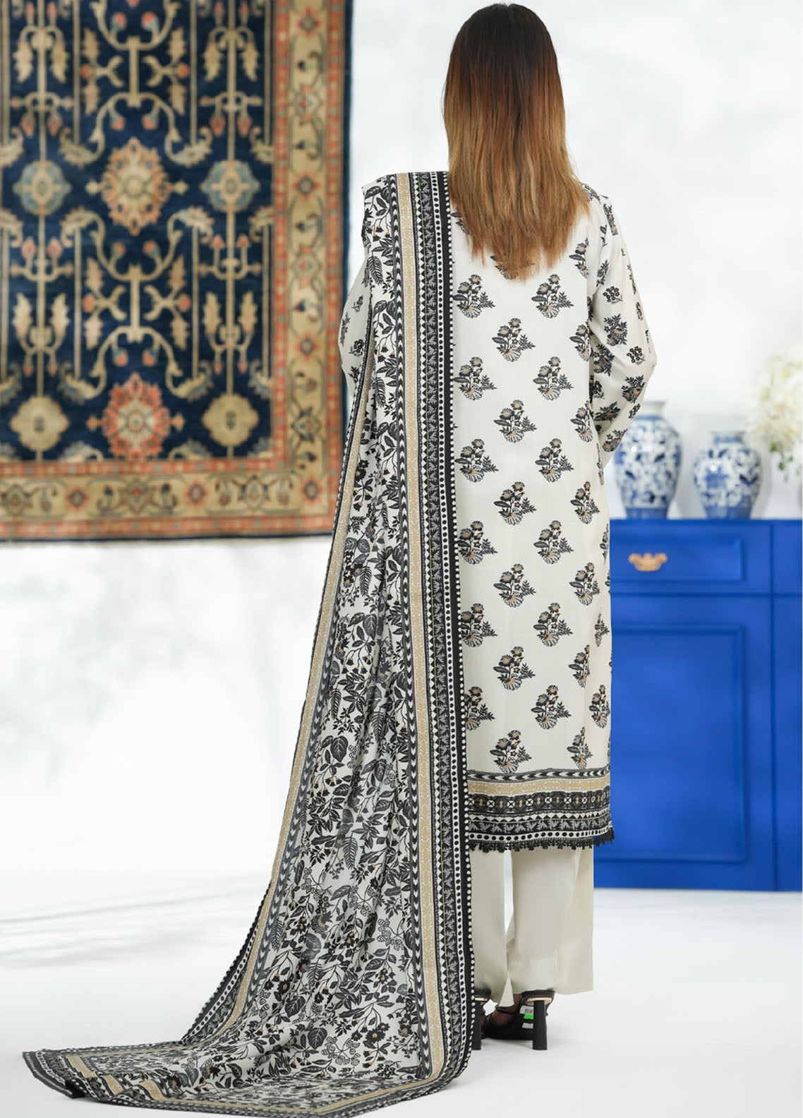 Malhar By VS Textile Printed Viscose 3 Piece Unstitched Suit VS25M D-206 Malhar By VS Textile Printed Viscose 3 Piece Unstitched Suit VS25M D-206