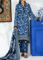 Malhar By VS Textile Printed Viscose 3 Piece Unstitched Suit VS25M D-209