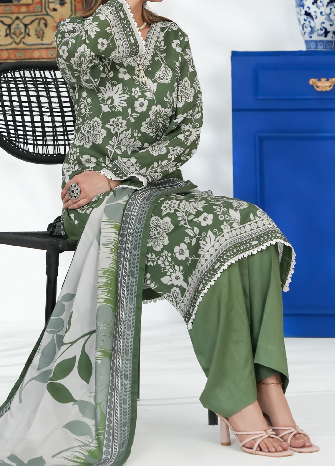 Malhar By VS Textile Printed Viscose 3 Piece Unstitched Suit VS25M D-210 Malhar By VS Textile Printed Viscose 3 Piece Unstitched Suit VS25M D-210