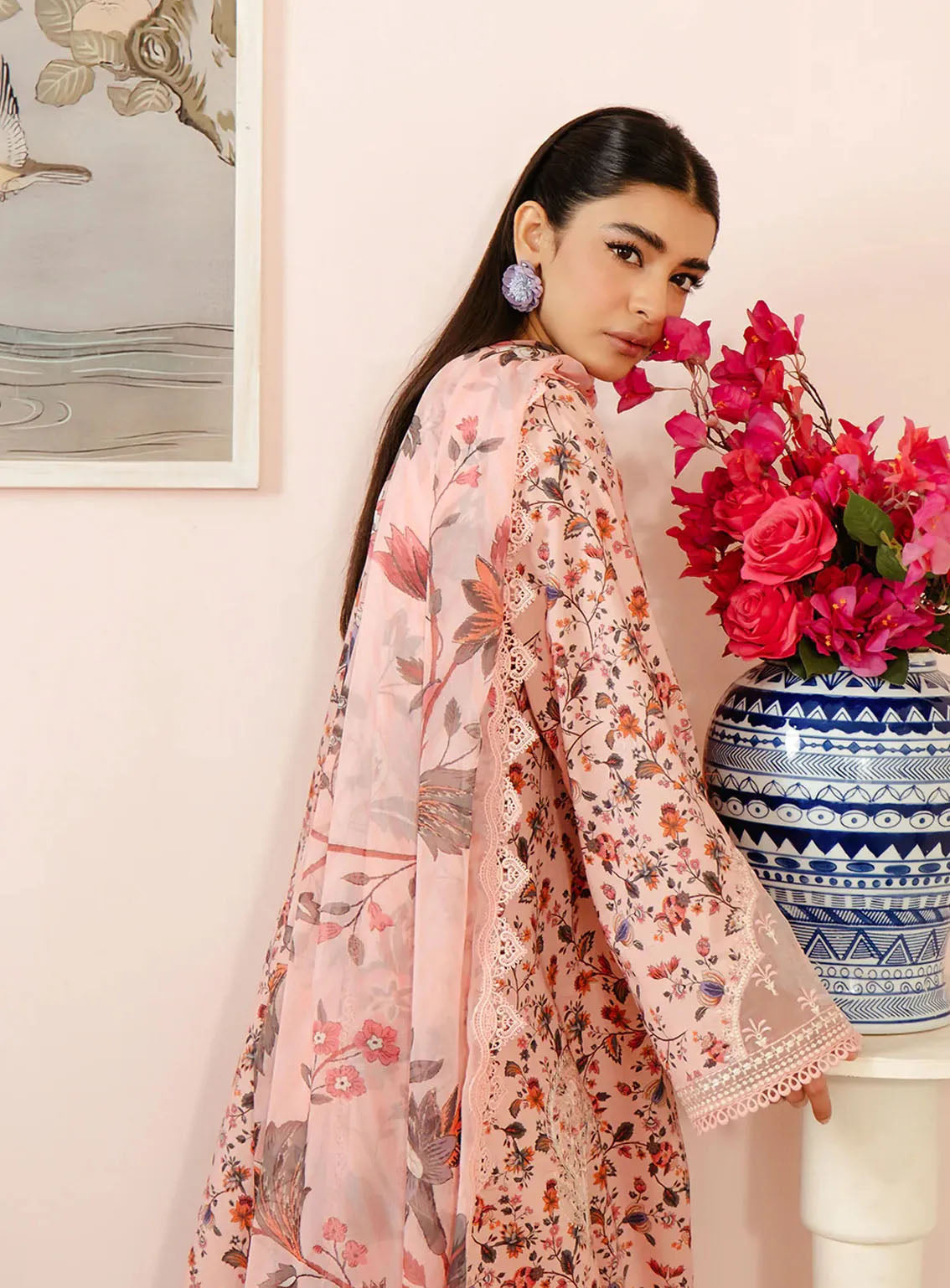 Malina By Afrozeh Printed Lawn 3 Piece Unstitched Suit AF24M D-02 CALEN Malina By Afrozeh Printed Lawn 3 Piece Unstitched Suit AF24M D-02 CALEN