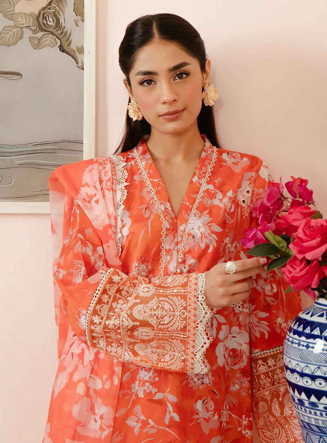 Malina By Afrozeh Printed Lawn 3 Piece Unstitched Suit AF24M D-05 AZLIN Malina By Afrozeh Printed Lawn 3 Piece Unstitched Suit AF24M D-05 AZLIN