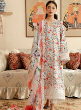 Malina By Afrozeh Printed Lawn 3 Piece Unstitched Suit AF24M D-06 ELIRA