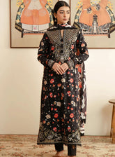 Malina By Afrozeh Printed Lawn 3 Piece Unstitched Suit AF24M D-07 VALERIA