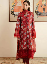 Malina By Afrozeh Printed Lawn 3 Piece Unstitched Suit AF24M D-08 KARIS