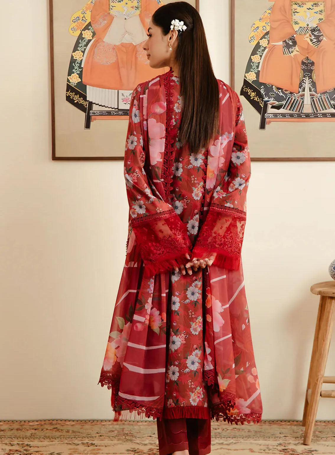 Malina By Afrozeh Printed Lawn 3 Piece Unstitched Suit AF24M D-08 KARIS Malina By Afrozeh Printed Lawn 3 Piece Unstitched Suit AF24M D-08 KARIS