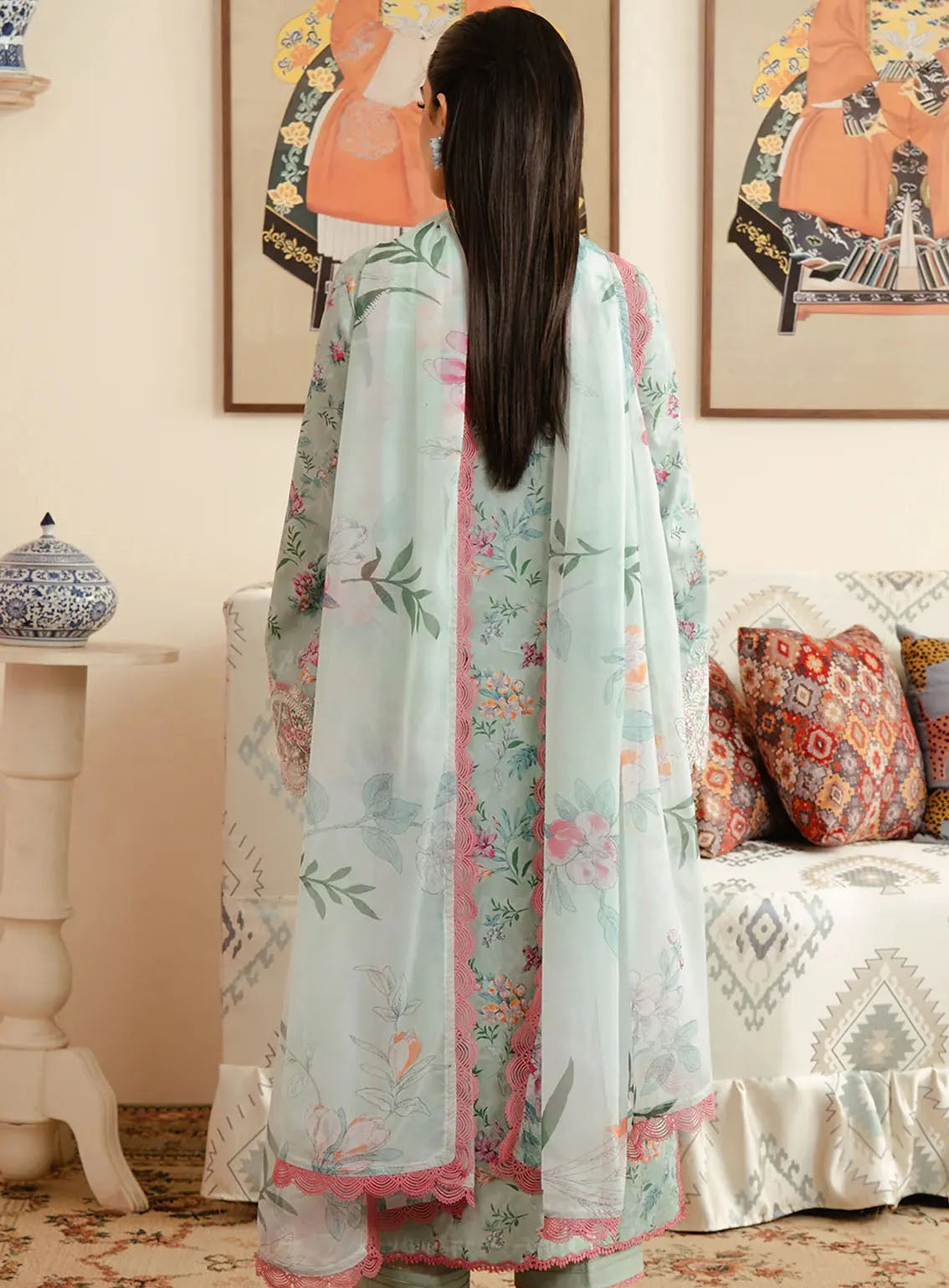 Malina By Afrozeh Printed Lawn 3 Piece Unstitched Suit AF24M D-09 ARUNA Malina By Afrozeh Printed Lawn 3 Piece Unstitched Suit AF24M D-09 ARUNA