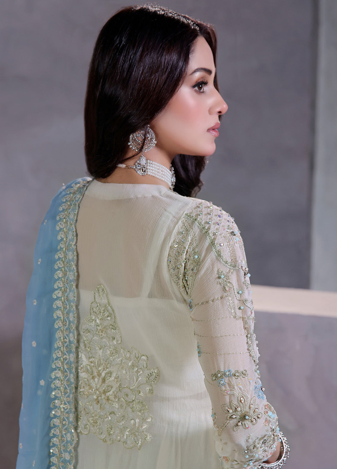 Manaar By Soghat Creation Embroidered Chiffon 3 Piece Unstitched Suit SC24LHC LC-01 Manaar By Soghat Creation Embroidered Chiffon 3 Piece Unstitched Suit SC24LHC LC-01
