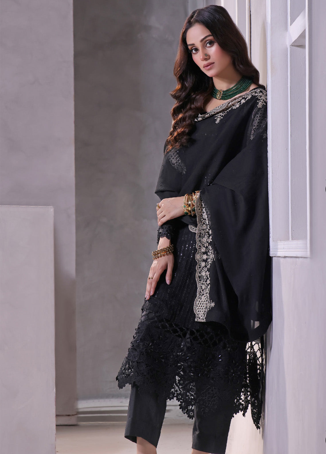 Manaar By Soghat Creation Embroidered Chiffon 3 Piece Unstitched Suit SC24LHC LC-02 Manaar By Soghat Creation Embroidered Chiffon 3 Piece Unstitched Suit SC24LHC LC-02