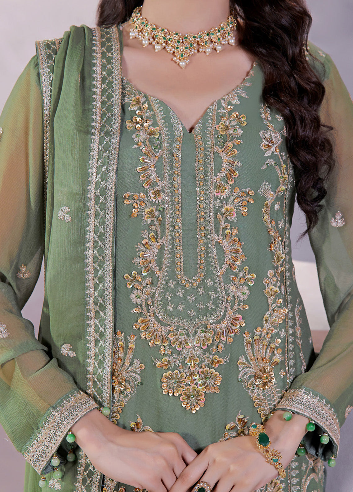 Manaar By Soghat Creation Embroidered Chiffon 3 Piece Unstitched Suit SC24LHC LC-03 Manaar By Soghat Creation Embroidered Chiffon 3 Piece Unstitched Suit SC24LHC LC-03