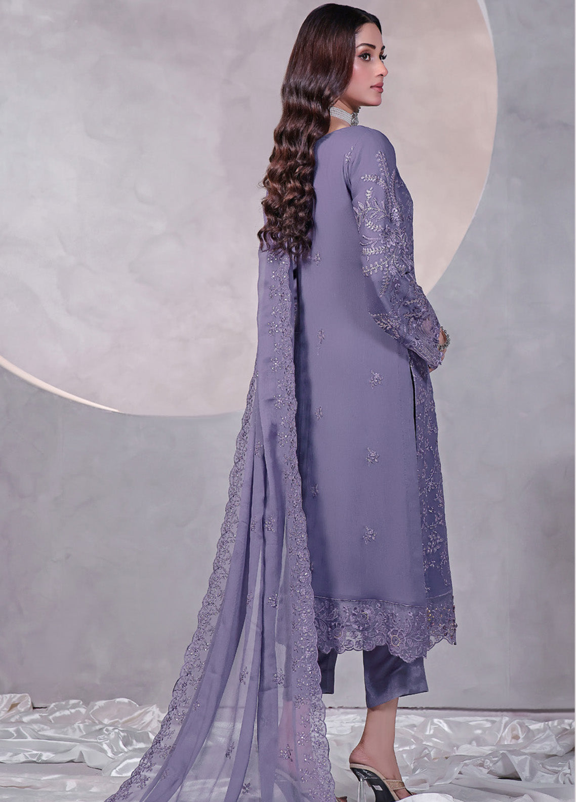 Manaar By Soghat Creation Embroidered Chiffon 3 Piece Unstitched Suit SC24LHC LC-05 Manaar By Soghat Creation Embroidered Chiffon 3 Piece Unstitched Suit SC24LHC LC-05