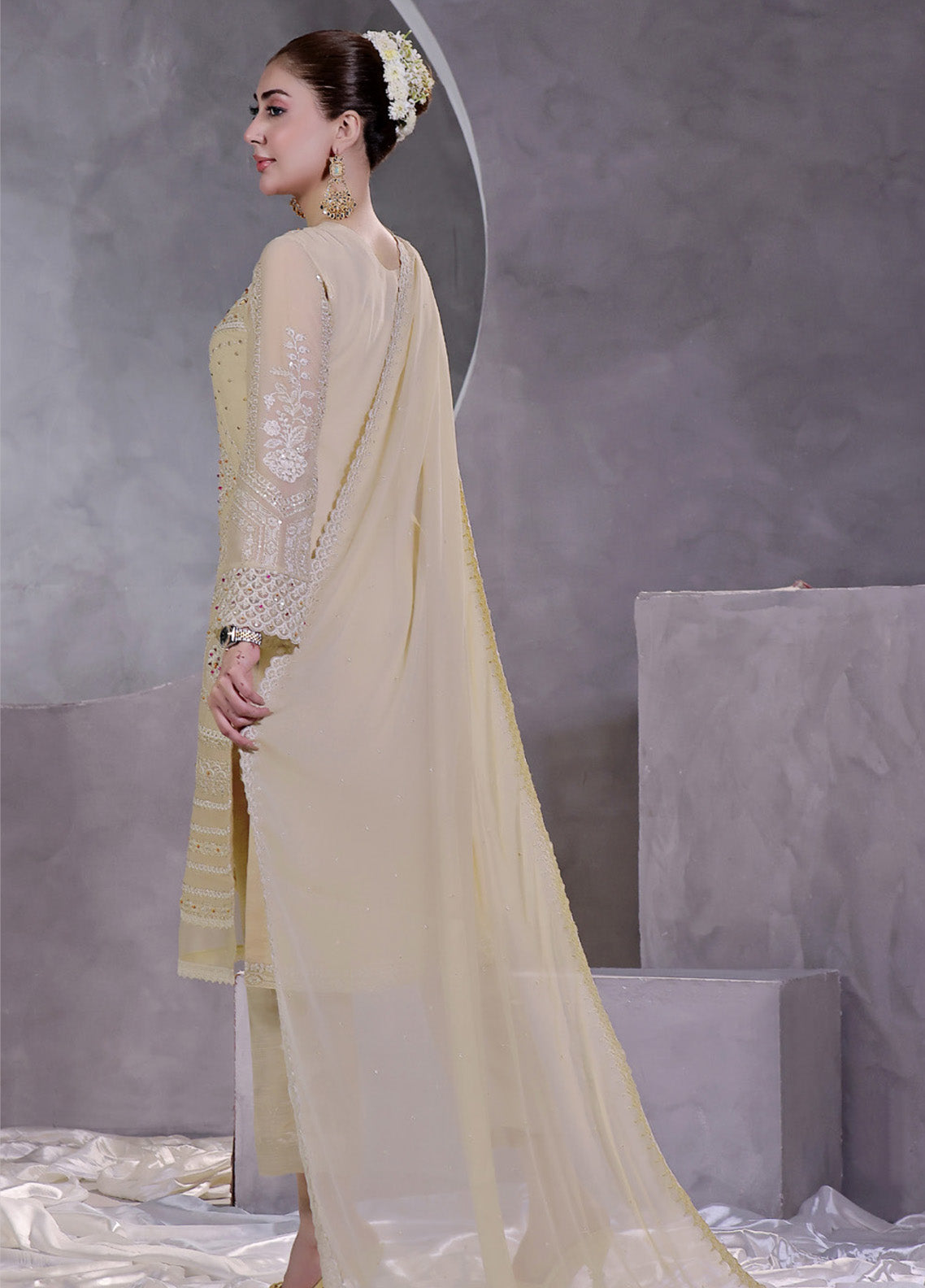 Manaar By Soghat Creation Embroidered Chiffon 3 Piece Unstitched Suit SC24LHC LC-08 Manaar By Soghat Creation Embroidered Chiffon 3 Piece Unstitched Suit SC24LHC LC-08