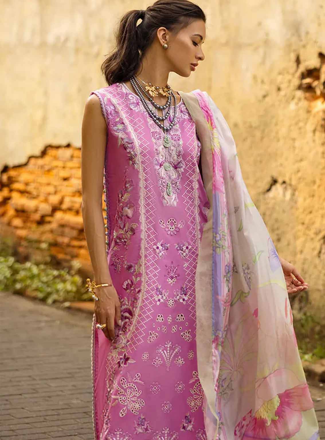 Manaram By Mushq Embroidered Lawn 3 Piece Unstitched Suit MQ25ML D-201 TIMELESS WAVE Manaram By Mushq Embroidered Lawn 3 Piece Unstitched Suit MQ25ML D-201 TIMELESS WAVE