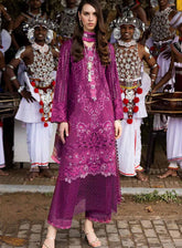 Manaram By Mushq Embroidered Lawn 3 Piece Unstitched Suit MQ25ML D-205 ETERNAL BEAT