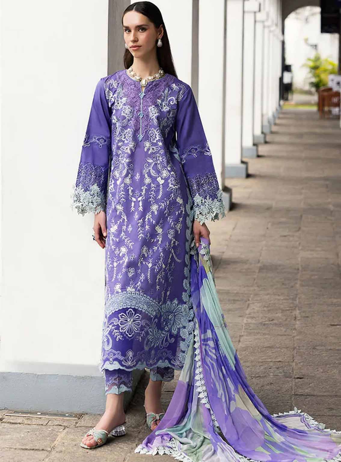 Manaram By Mushq Embroidered Lawn 3 Piece Unstitched Suit MQ25ML D-208 LUMINOUS ESSENCE Manaram By Mushq Embroidered Lawn 3 Piece Unstitched Suit MQ25ML D-208 LUMINOUS ESSENCE