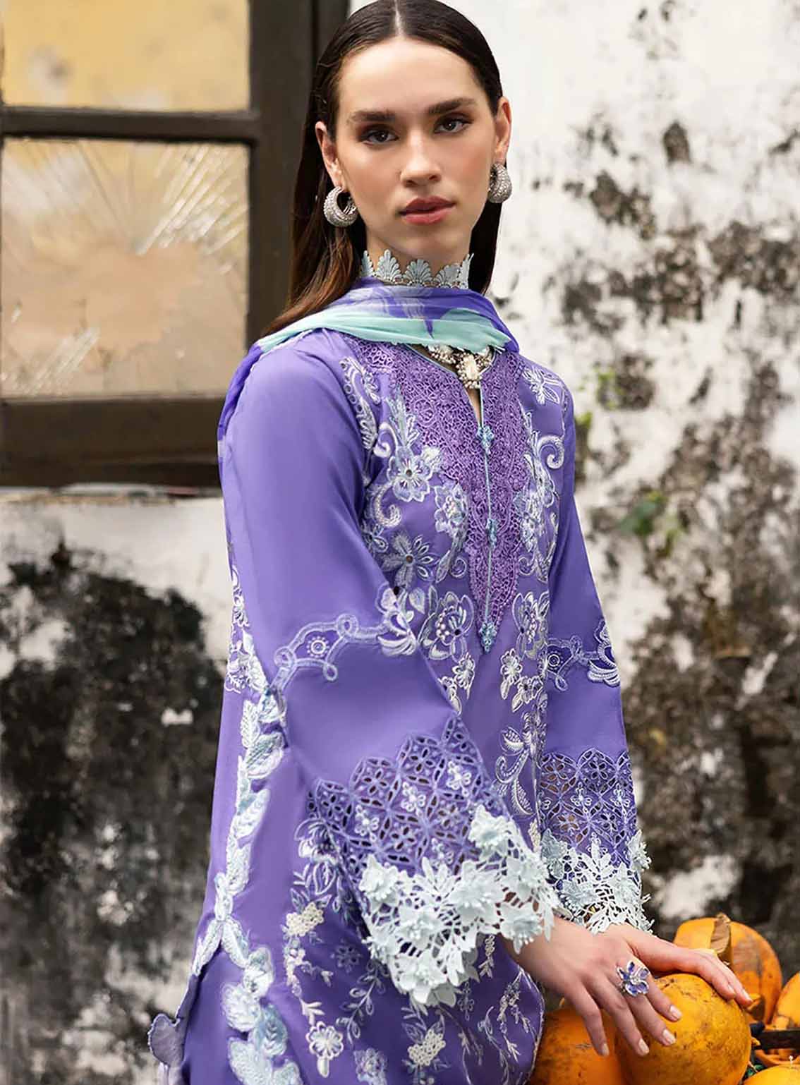Manaram By Mushq Embroidered Lawn 3 Piece Unstitched Suit MQ25ML D-208 LUMINOUS ESSENCE Manaram By Mushq Embroidered Lawn 3 Piece Unstitched Suit MQ25ML D-208 LUMINOUS ESSENCE
