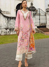 Manaram By Mushq Embroidered Lawn 3 Piece Unstitched Suit MQ25ML D-212 TWINKLING TEMPOS