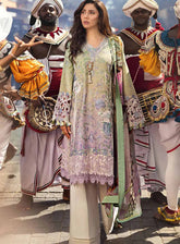 Manaram By Mushq Embroidered Lawn 3 Piece Unstitched Suit MQ25ML D-213 GLITTERING GRACE