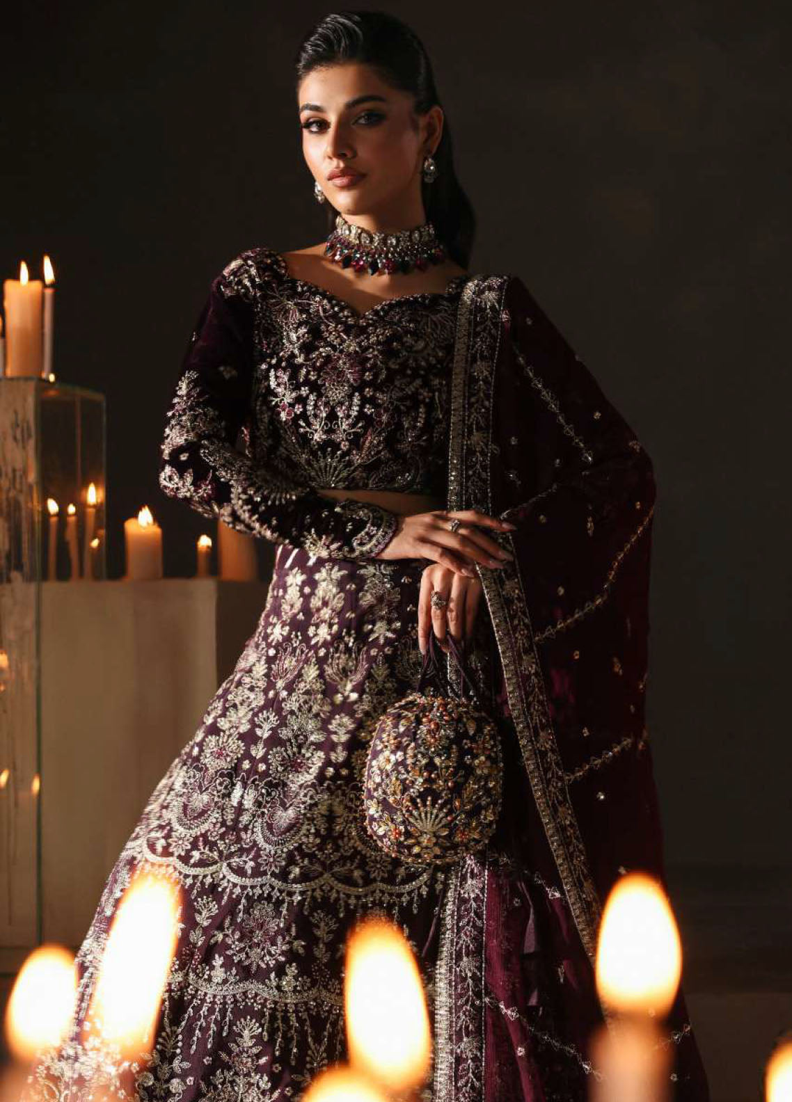 Marais By Gulaal Formals Embroidered Velvet 3 Piece Unstitched Suit GL25MVF D-V-10 CALIRA Marais By Gulaal Formals Embroidered Velvet 3 Piece Unstitched Suit GL25MVF D-V-10 CALIRA