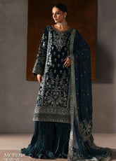 Marais By Gulaal Formals Embroidered Velvet 3 Piece Unstitched Suit GL25MVF D-V-11 MORENA