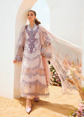 Maria B Embroidered Lawn 3 Piece Unstitched Suit MB25LL D-02