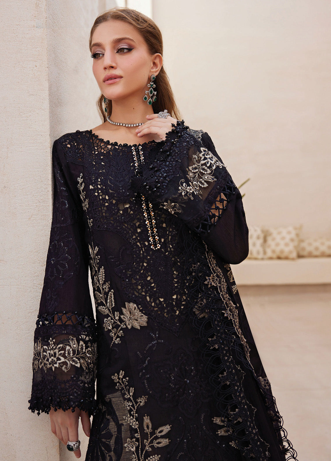 Maria B Embroidered Lawn 3 Piece Unstitched Suit MB25LL D-03 Maria B Embroidered Lawn 3 Piece Unstitched Suit MB25LL D-03